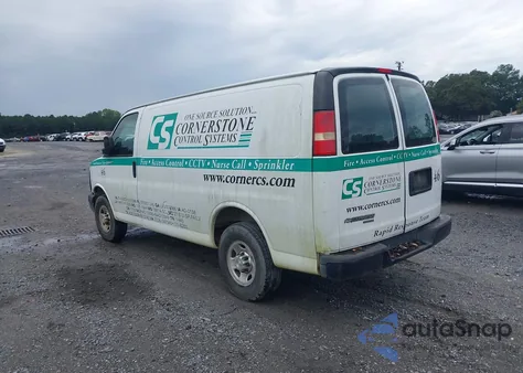 2014 Chevrolet Express 2500 Work Van from USA, damaged, VIN 1GCWGFBA6E1210408